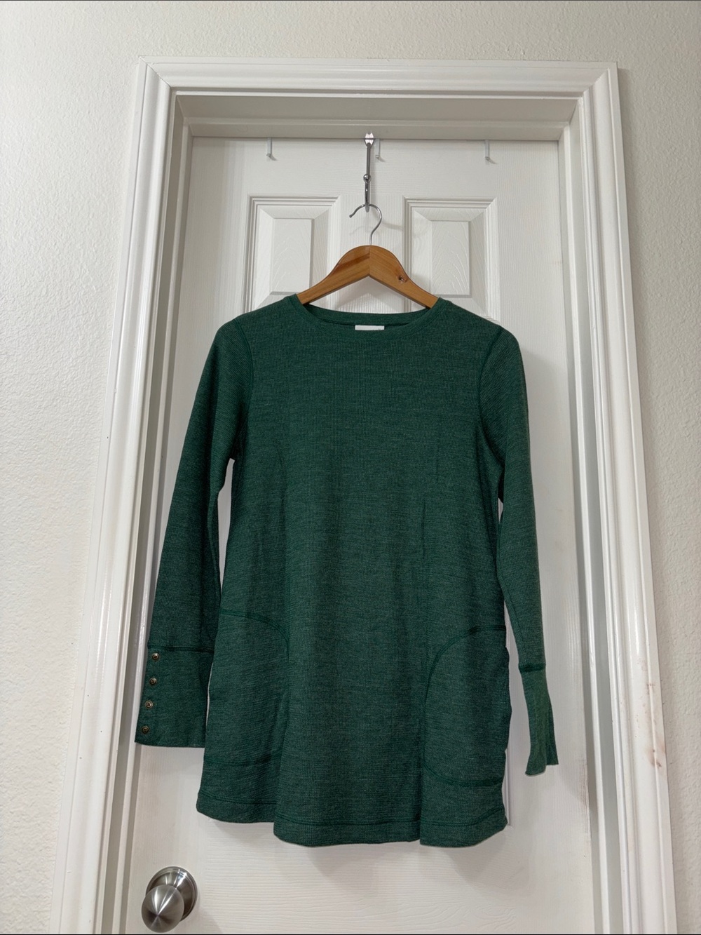 J. Jill Deep Green Knit Top